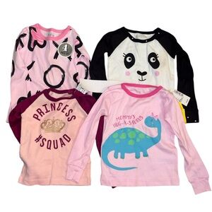 The children place set of four sleep tops